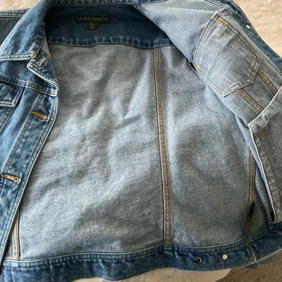 Ralph Lauren Blue Denim Classic Jacket L - Picture 16 of 16